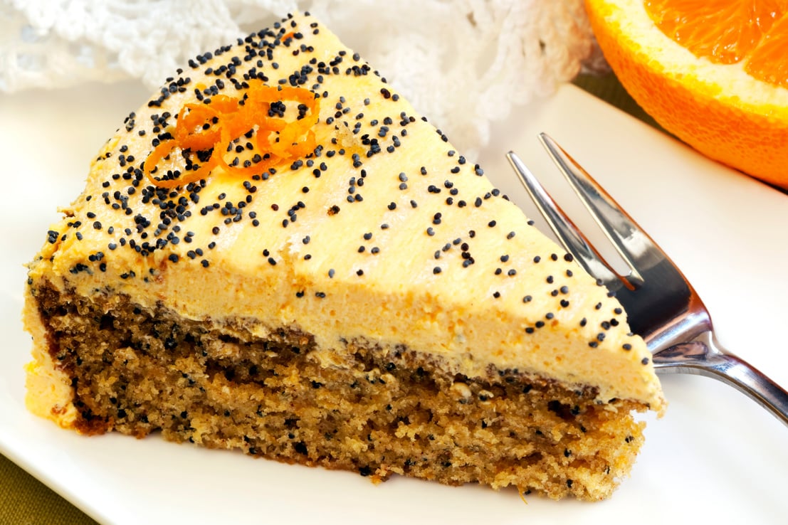 Orange Cake with Poppyseeds